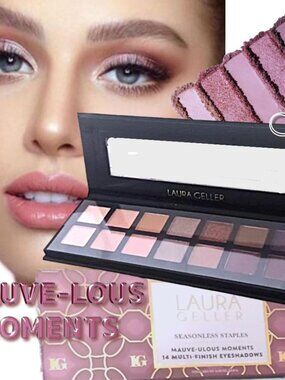 LAURA GELLER Seasonless Staples MAUVE-ULOUS MOMENTS 14 Multi-Finish Eyeshadows*